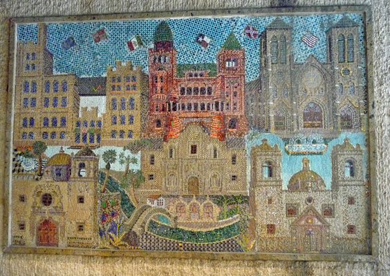 San Antonio Riverwalk mosaic