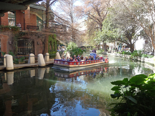San Antonio Riverwalk tourboat