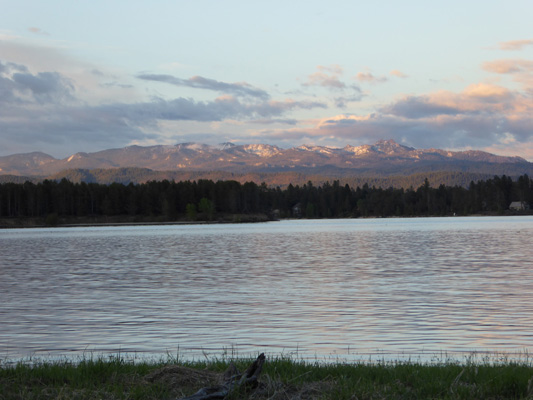 Huckleberry Campground sunset