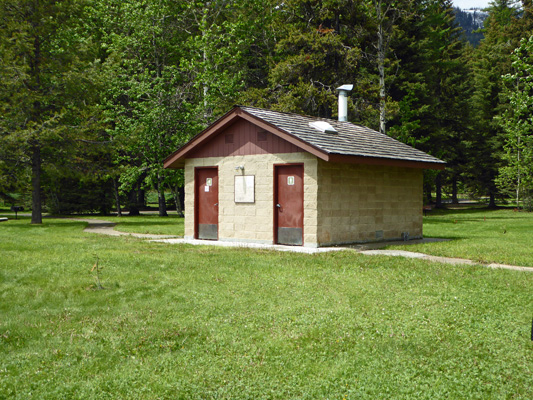 Huckleberry Campground main bathroom