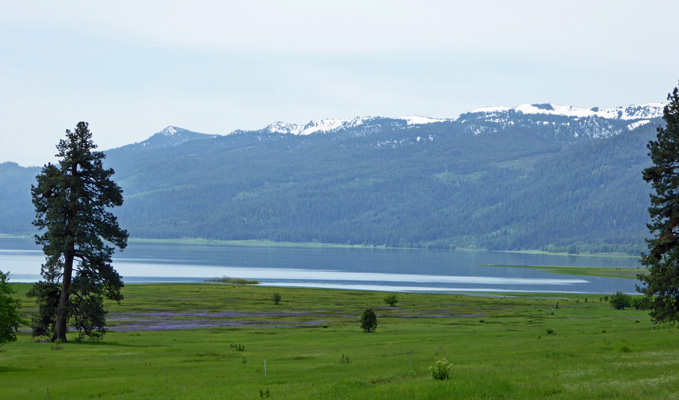 Lake of camas at Lake Cascade SP