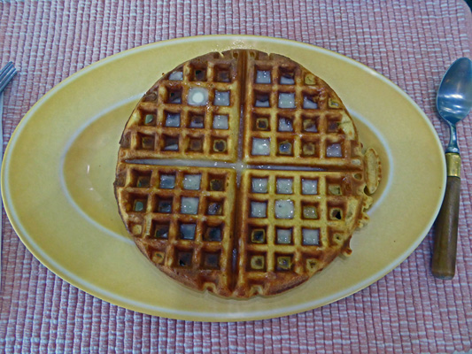 Yam Waffles Walters Wonderful Waffles