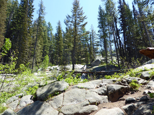 Boulders on Boulder Lake trail