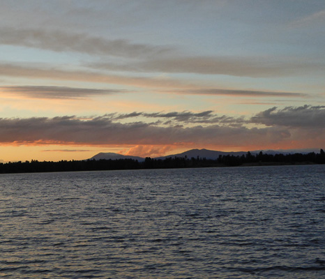 Sunset Lake Cascade