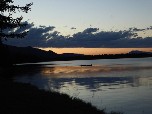 Sunset Lake Cascade