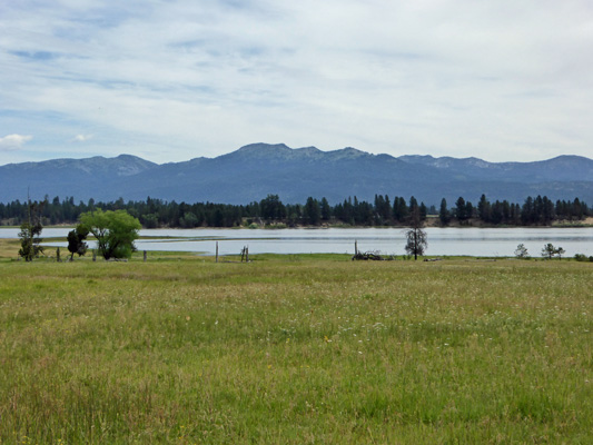 North end of Lake Cascade