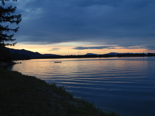 Sunset Lake Cascade