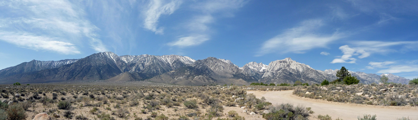 Sierra from Tuttle Creek Campground CA