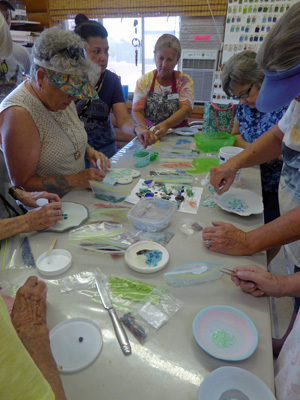 JRR Pottery glass class