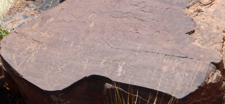 Petroglyphs Lyman Lake