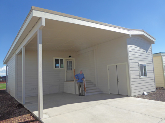 Finished carport