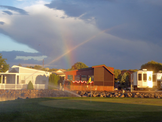 Sprinkler rainbow