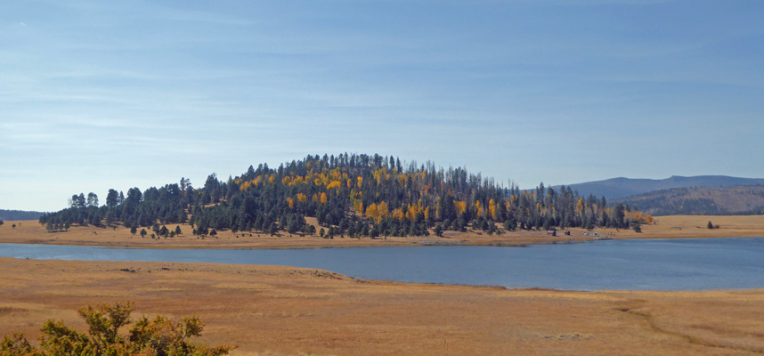 fall color Crescent Lake
