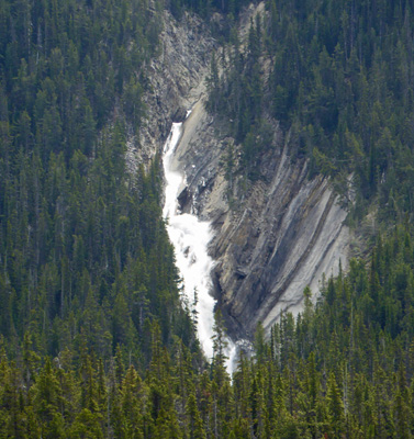 Icefields Parkway waterfall
