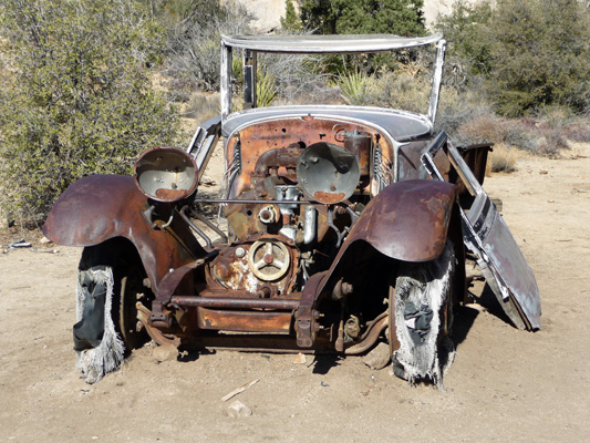 Old truck Wall Street Mill Joshua Tree National Park