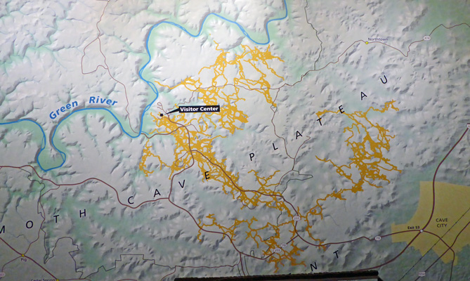 Mammoth Cave map