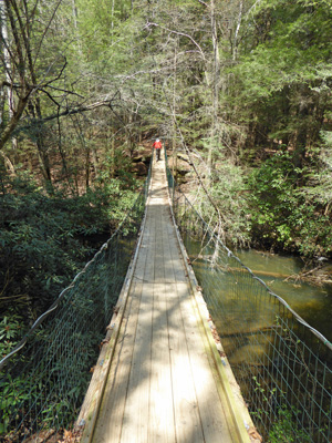 Cumberland Mt SP suspension bridge