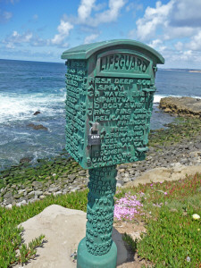 Lifeguard's Sculpture Memorial at La Jolla CA