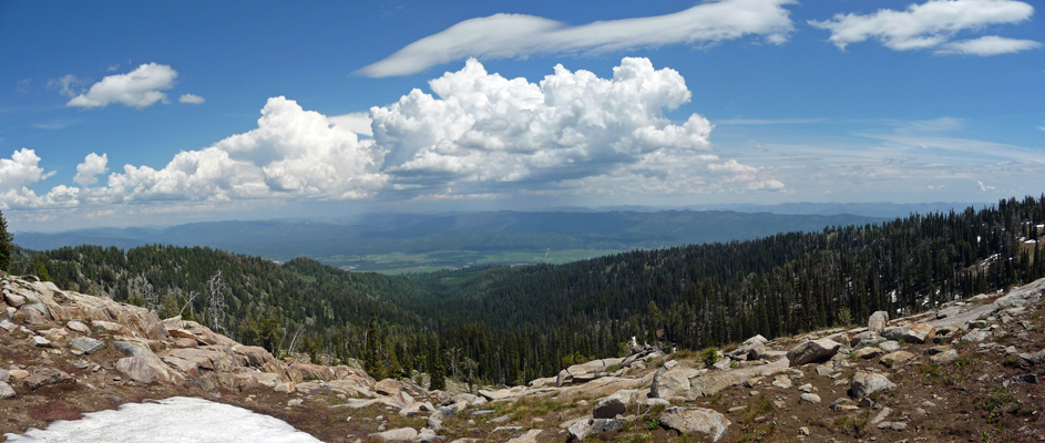 Long Valley from Snowbank Mt Rd