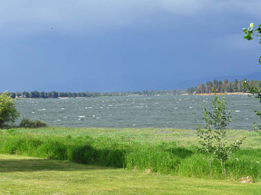 Whitecaps on Lake Cascade ID