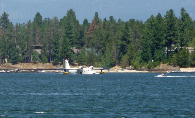 Float Plane Lake Cascade ID