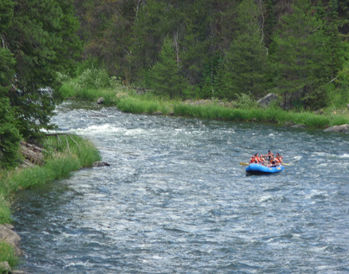 Raft on Payette River ID