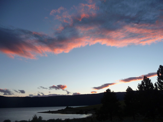 Sunset Sugarloaf Campground Lake Cascade