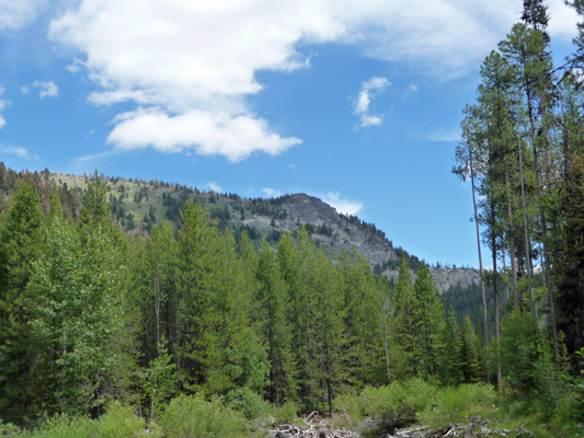 Mountain view near Boulder Meadow Reservoir