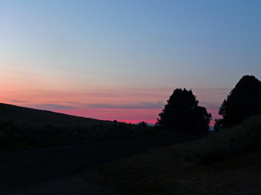 Sunset Sugarloaf Campground Lake Cascade