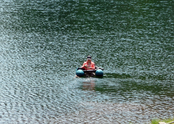 Fisherwoman on Louie Lake ID