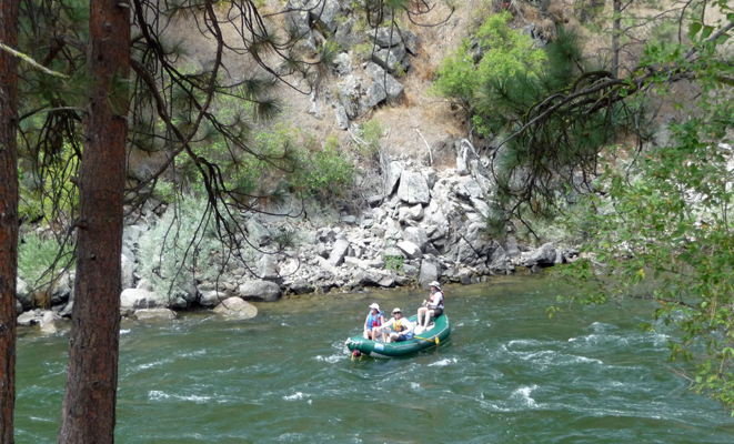 Rafters on Payette River