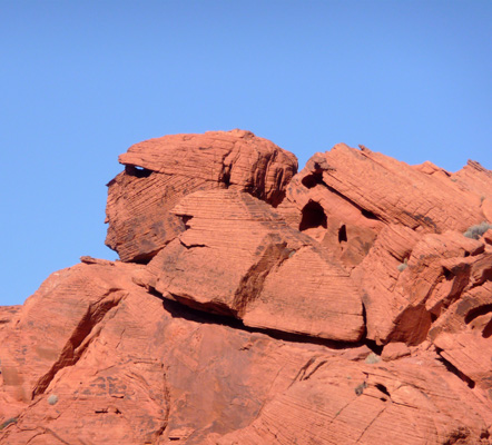 Rock formation at Redstone Lake Mead