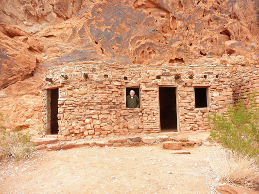 Walter Cooke in Cabins at Valley of Fire State Park NV