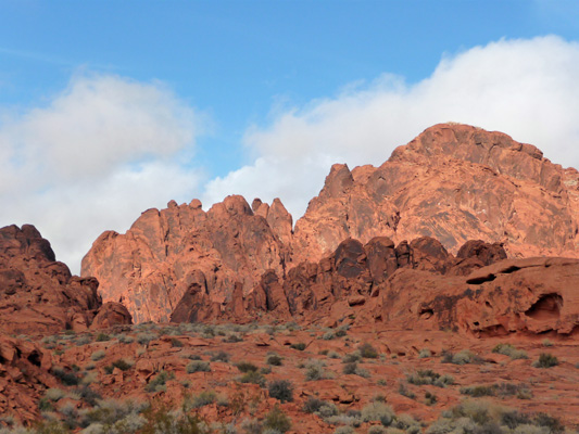 Trail head at Rainbow Vista Valley of Fire State Park NV