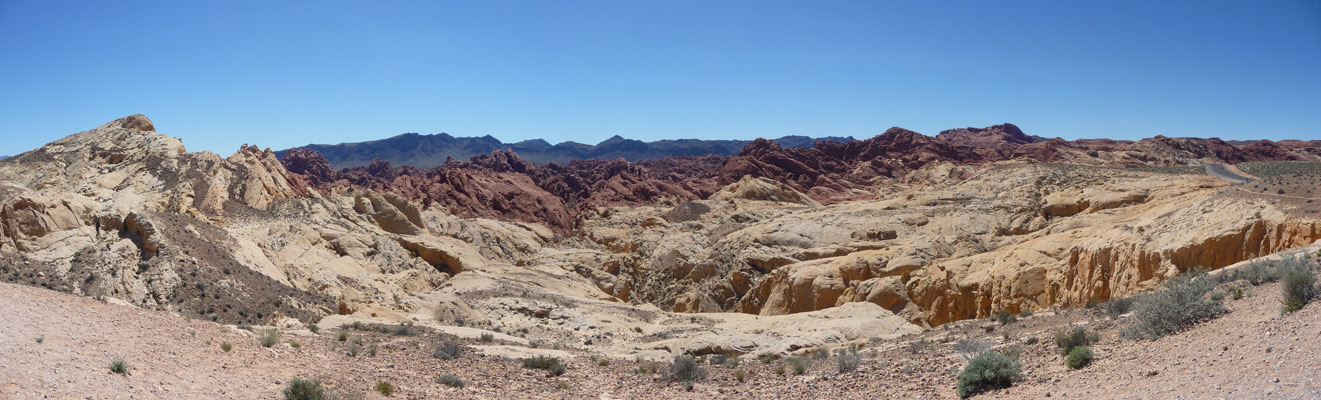 Fire Canyon Panorama Valley of Fire SP
