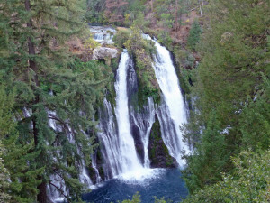 Burney Falls from the rim of the canyon