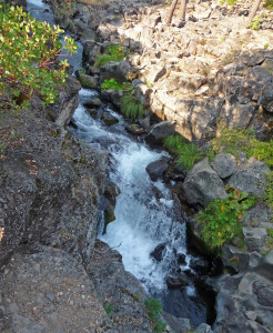 Upper McCloud Falls south of Mt Shasta CA