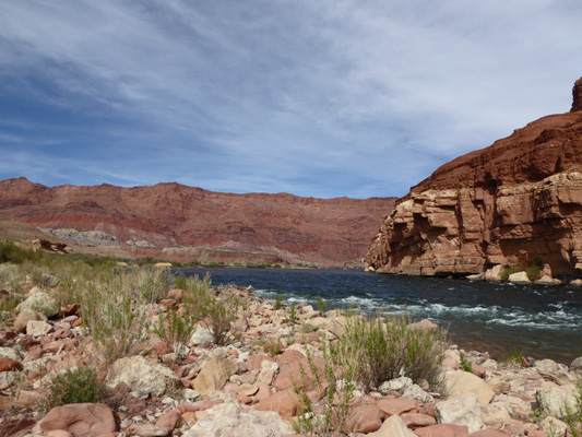 Colorado River from River Road Lees Ferry