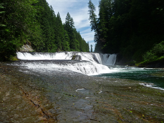 Middle Falls from Lewis River edge