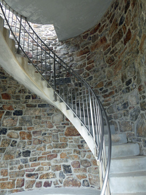 Mt Battie tower spiral staircase