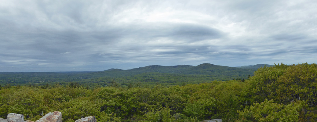 Northwest view from Mt. Battie