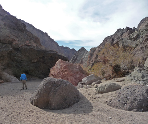 Big Split Rock Canyon Painted Canyon Mecca Hills