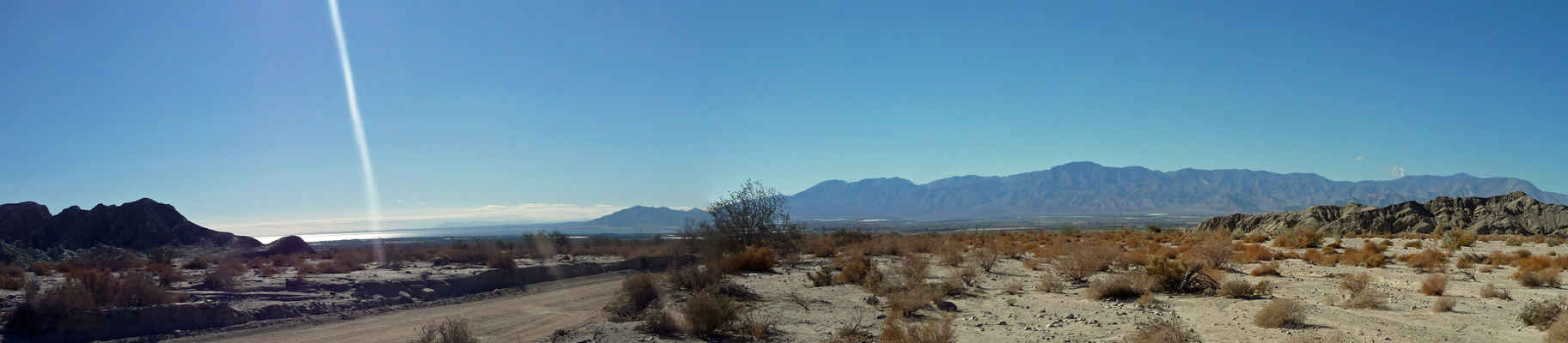 Salton Sea Little San Bernardino Range Choachella Valley