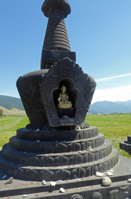 Buddha in stupa