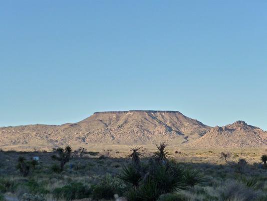 Table Top Mountain from Hole in The Wall Campground