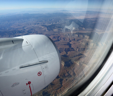 Grand Canyon from plane