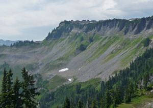 Table Mountain from Artist's Point Mt. Baker WA