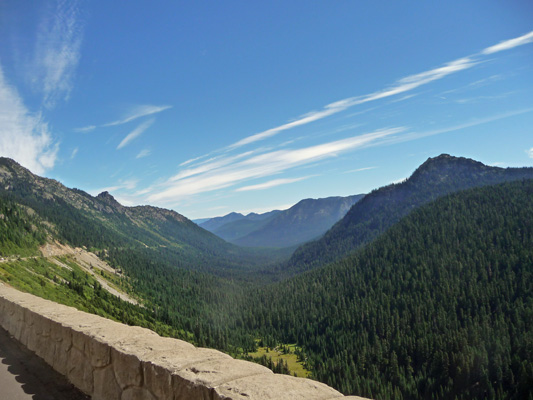 Looking east from Chinook Pass on Hwy 410