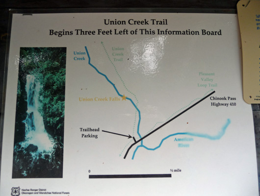 Union Creek Trail Map