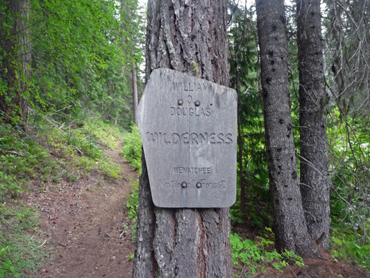 William O Douglas Wilderness sign